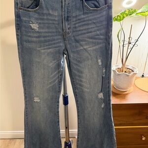 Risen Women's Blue Flare Jeans Sz 11